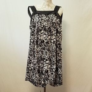 EShakti Geometric Print Sleeveless Romper Sz L